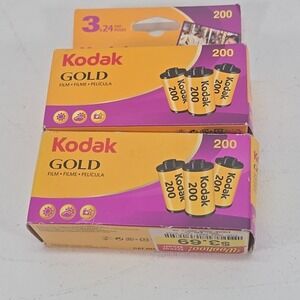 Kodak GOLD 200 Film 135mm 35mm (24 Exp.) Triple Pack - 3 Pack